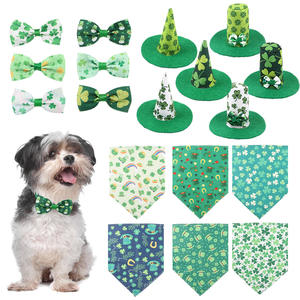Green Clover Pet Set <span class=keywords><strong>St</strong></span> Patricks <span class=keywords><strong>Day</strong></span> Dog Cat Hat Bufanda Accesorios <span class=keywords><strong>de</strong></span> disfraz Festival irlandé<span class=keywords><strong>s</strong></span> Celebración Decoraciones - Product Image 1