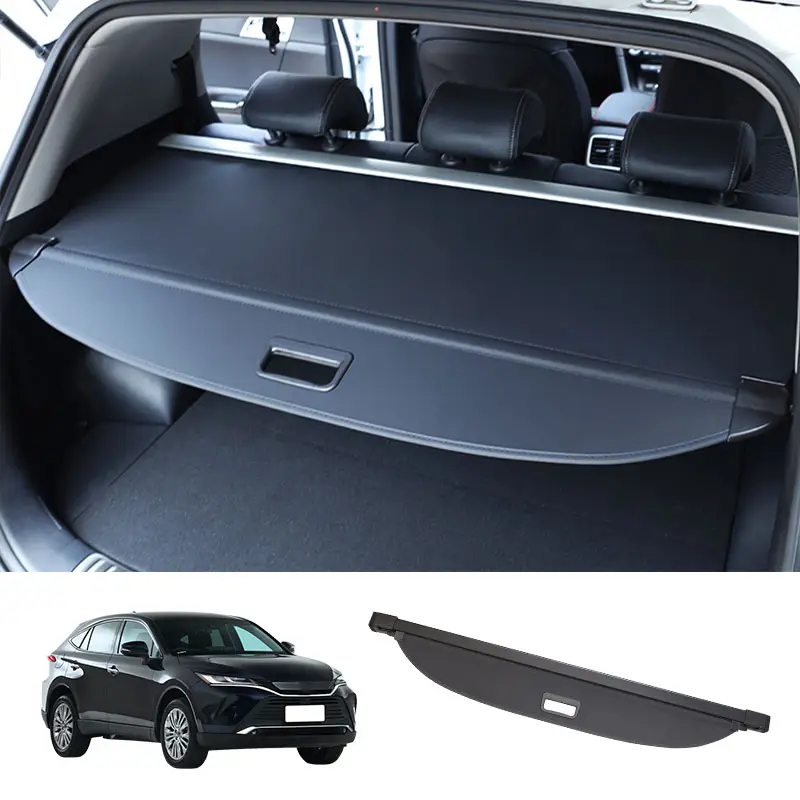 For Toyota HARRIE 80 Series Retractable Parcel Rack Trunk Organizer Tail Trunk Trunk Cover Protect Privacy Auto Parts 2020-2022