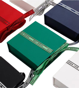 Wholesale Simple Necklace, Ring, Jewelry <b>Box</b>, Ribbon, Best-selling Custom logo <b>Earrings</b>, Storage Packaging Jewelry <b>Box</b> - Product Image 1