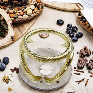 แหวนรองผ้าเช็ดปากลายทองหรูหรา เป็นมิตรกับสิ่งแวดล้อม ดีไซน์วงกลมโลหะ ของตกแต่งโต๊ะสำหรับงานแต่งงาน - Product Image 2