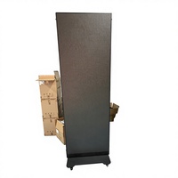 Écran LED sur pied P1.86 pour affichage publicitaire en centre commercial, couleur intégrale, étanche IP65, support au sol