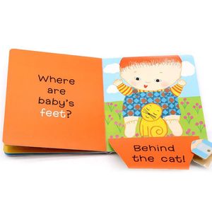 Libro Cartonato per Bambini con Apertura a Strappo 'Karen <span class=keywords><strong>Katz</strong></span> Baby's Belly Button' Modello TY-21 - Product Image 5