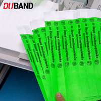 Bracelets Tyvek imprimables au laser avec codes-barres et codes QR, résistants à l'eau et aux déchirures, pour événements