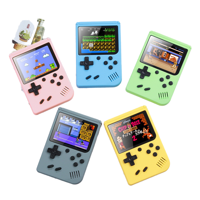 Mini Video Games Console Built-in 400 1 Handheld Player Machine 3.0 Inch LCD Handle Children's Gifts Nostalgic 1GB RAM 1020mAh