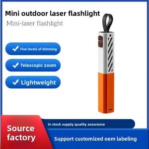 Torcia Laser Portatile 1500mAh con Zoom, Leggera, Ricarica Rapida, Ottica per Esterni, Lunga Durata della Batteria, Ideale per Campeggio - Product Image 4