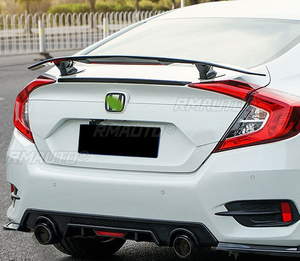 Pour Honda Civic 10ème génération 4 portes 2016-2020, kit carrosserie avec becquet arrière en plastique ABS, aileron de coffre arrière, pièce extérieure - Product Image 3