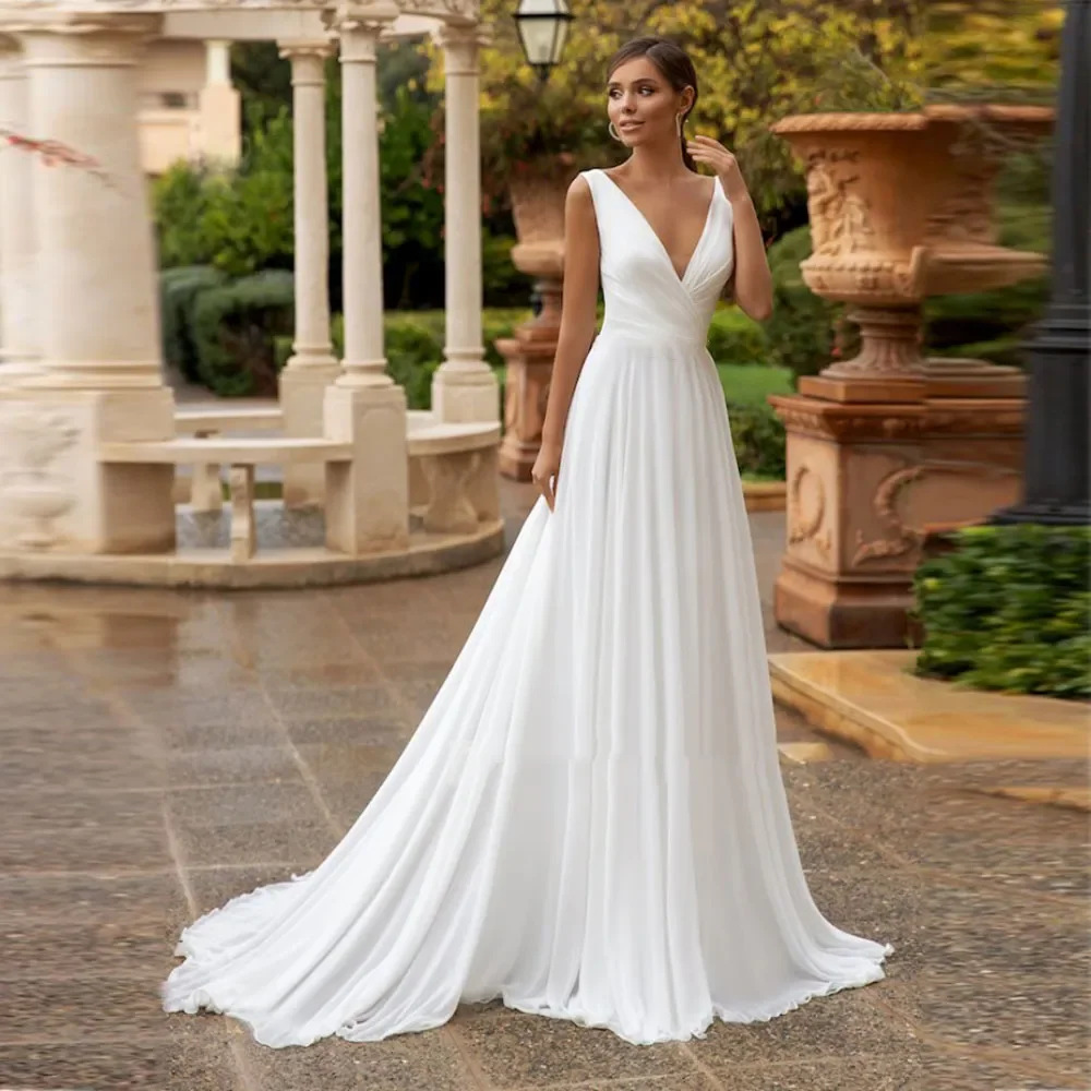 sachin and babi light blue dress A-Line Maxi Chiffon Champagne Mother of the Bride Dress COCOMELODY CM0256 main image 0