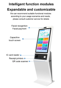 ตู้โชว์บริการตนเองหน้าจอสัมผัสอัจฉริยะล่าสุดสำหรับธนาคารพร้อมการเข้าคิวแบบดิจิทัลและการจ่ายตั๋ว - Product Image 2