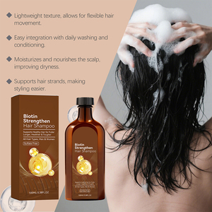 Biotin <b>shampoo</b> gently cleanses plumps moisturizes the scalp refreshes and moisturizes - Product Image 6