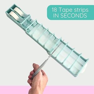 Tape Zoomie Tape Dispenser 2 Roller <b>Plastic</b> Low <b>Profile</b> For Office Home Use - Product Image 4