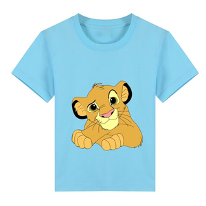 Colors 2-12T Baby Boys and Girl Tee 100% Cotton <strong>lion</strong> <strong>king</strong> T Shirt Children T Shirts Boys Clothing Kids <strong>Clothes</strong> Summer Tops - Product Image 2