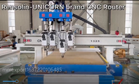 Nouvelle Machine de routeur CNC à 4 axes ATC à tête pivotante pour composant de moteur de noyau de meubles à bois