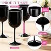 Verres à cocktail incassables de 16 oz en plastique acrylique, verres à vin de bar colorés, flûtes à champagne, gobelets
