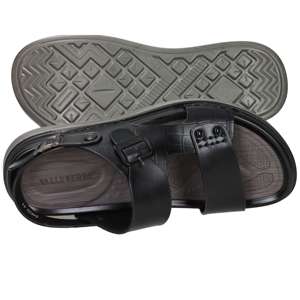 Valleverde Sandalia Baja para Hombre Negra 44 Tacón de 3 cm Cómoda para el Verano - Product Image 6