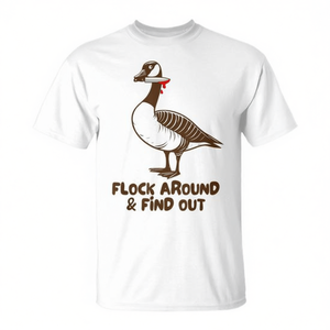 Camiseta Canadian Goose Murder Flock Around Find Out - Product Image 2