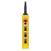 Boîtier de commande électrique Xacb6933 à bouton-poussoir à action rapide, configuration SPST, bouton blanc, noir, rouge, renforcé de fibre de verre