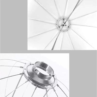 Lampe LED COB en forme de boule de 65 cm avec monture à baïonnette, boîte à lumière en aluminium, studio photo, vidéo, téléphone, caméra, éclairage pour diffusion en direct