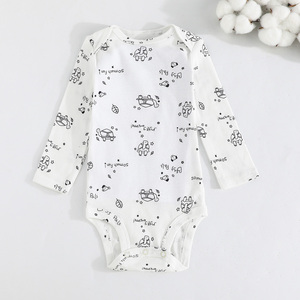 Baby Rompers Carter Long Sleeves Jumpsuit Crawling Clothes Cartoon <b>Animal</b> <b>Pattern</b> Pocket Autumn Unisex Five-Piece Set - Product Image 6