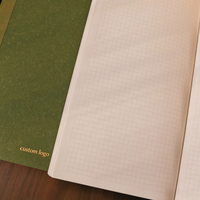 Journal de voyage minimaliste multicolore à grille, compatible stylo-plume Tomoe River 52 g/m², insert TN