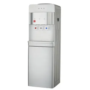 Novo design de dispensador de água com refrigerador, água quente e fria com armários de geladeira para uso doméstico