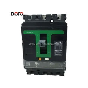 Disyuntor de caja moldeada con interruptor de aire para el coche, disyuntor de caja moldeada 3P 4P 63A 160A 250A 400A 630A MCCB