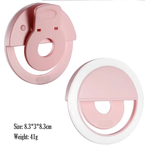 <span class=keywords><strong>New</strong></span> Arrival 3000k-7500K LED vòng ánh sáng 500mAh clip trên điện thoại di động Mini Selfie <span class=keywords><strong>Flash</strong></span> Vòng ánh sáng cho điện thoại - Product Image 4