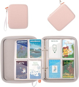 Carpeta de tarjetas con logotipo personalizado de alta calidad de proveedor de fábrica HOYA 80 bolsillos con patrón de diseño personalizado Material de PU para reproductor <span class=keywords><strong>Yoto</strong></span> - Product Image 4