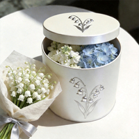 Op maat gemaakte, handgemaakte, recyclebare, elegante boeketverpakkingen van papier, met hete-stempeling voor verse, gedroogde en geconserveerde bloemen