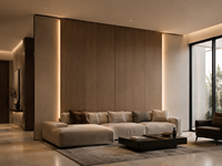 Système d'éclairage linéaire pour couloir d'hôtel et décoration murale résidentielle, éclairage dissimulé à bordure discrète, design en aluminium YB3021-42
