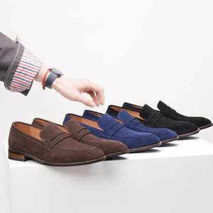 Nouvelle Collection : Chaussures Habillées pour Hommes en Cuir Véritable – Mocassins Décontractés, Chaussures de Ville à Enfiler en Daim de Vache et Oxfords - Product Image 4