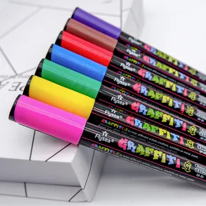 أحدث تصميم الإطارات الطلاء ل روك متفوقة الفنان الرسم الاكريليك قلم تحديد