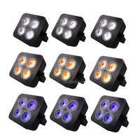 Haute puissance DMX alimenté par batterie sans fil Uplighter Rechargeable 4x18w RGBWA UV 4in1 Uplight Led Par lumière