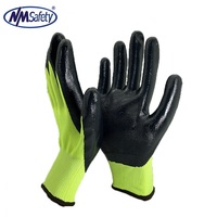 NMSAFETY-gants de travail avec revêtement en Nitrile ANSI, pour le travail, industriel