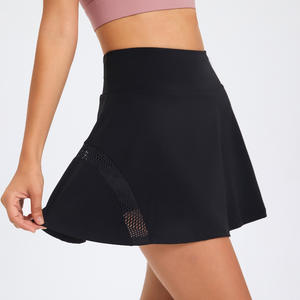 New Arrival Custom Logo Mesh Atmungsaktive Shorts Futter <span class=keywords><strong>2</strong></span> in 1 Tennis Badminton Golf Minirock Workout Sport Fitness für Frauen - Product Image 6