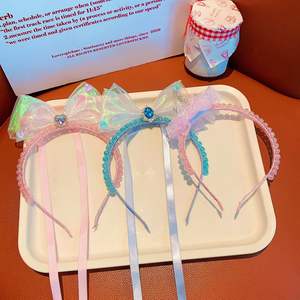 Cerchietto con fiocco a corona da ragazza versione coreana Super fata carino stile <span class=keywords><strong>principessa</strong></span> - Product Image 4