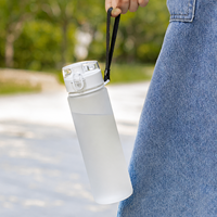 Nouvelle Bouteille d'Eau Tritan 560ml 2026 en Promotion – Gourde Sportive Portable à Boire Directement, Effet Givré, Couleur et Logo Personnalisables avec Cordon