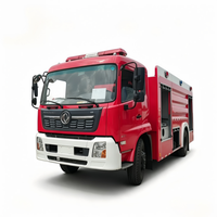Camion de pompiers à réservoir d'eau Dongfeng 4X2 pour intervention d'urgence, camion de lutte contre l'incendie à mousse de 8 tonnes, fourni directement par l'usine