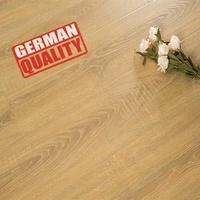 Vente flash : Parquet stratifié couleur unie 8 mm à rainures en V, chêne cerisier