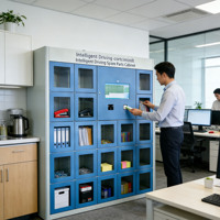Gabinete de Herramientas para Taller de Reparación Automotriz Inteligente de Alta Resistencia, con Cerradura Electrónica de Teclado, Enchufe Integrado, Cerradura con Contraseña, Construcción de Acero