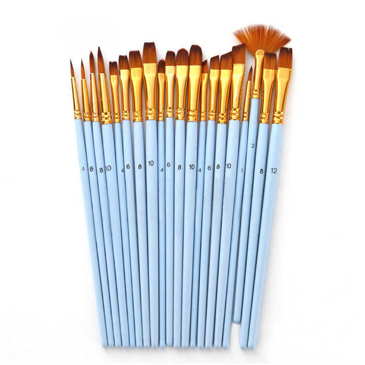 Eco Friendly Professional Artist Paint Brush Set of 4 Painting Brushes ... - Eco Friendly Paint Brush