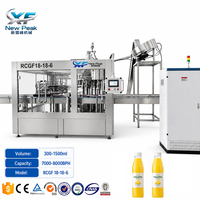 Nieuwe Peak Automatische Fruitdrankafvullijn Mango Appelsap Afvulmachine voor Hete Drankenafvulmachinefabriek