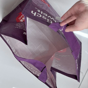 BOPP Laminated New Lifestyle <b>Bags</b> Customized Color OEM ODM Vietnam Shoulder PP Woven Fabric <b>Medium</b> Size Box Shopping <b>Bag</b> - Product Image 1