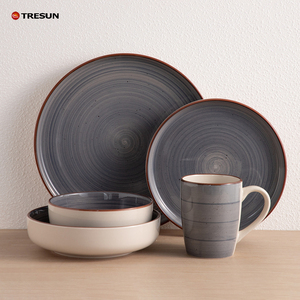 Ensemble de vaisselle en céramique de 32 pièces disponible en échantillon, vaisselle de cuisine, vaisselle en porcelaine portugaise - Product Image 1