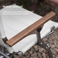 Chaise pliante réglable SunnyFeel en bois massif et alliage d'aluminium pour camping en extérieur, idéale pour l'école et l'entrepôt