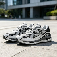 Chaussures décontractées personnalisées avec logo du fabricant, respirantes, en maille, absorbant les chocs, vente en gros
