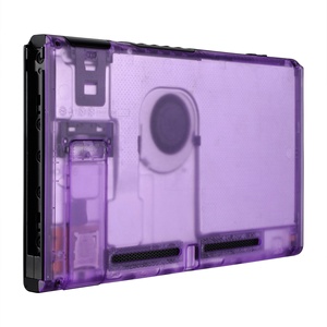 Coque arrière transparente violette avec béquille pour console Nintendo Switch NS - Product Image 4