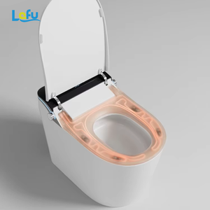 Inodoro inteligente de cerámica, artículos sanitarios automáticos modernos, tanque de agua oculto, inodoros inteligentes - Product Image 5