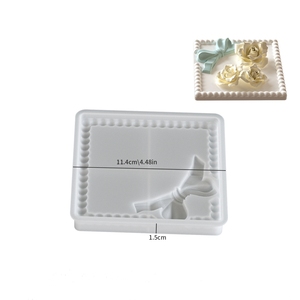 Molde de silicona para platos de aromaterapia con cuentas de burbujas en forma de arco cuadrado y redondo, para hacerlo usted mismo - Product Image 5