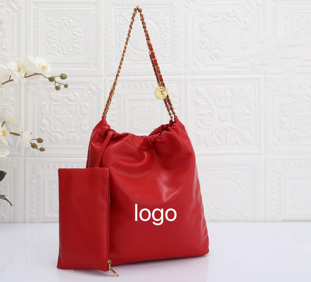2022 sıcak satış büyük metal zincir tote tasarımcı çantaları ünlü markalar çanta cüzdan kadın çanta bayanlar