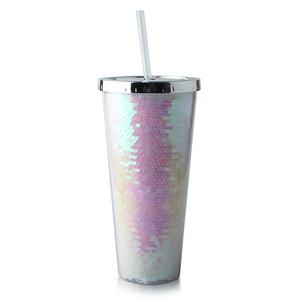 Koi 24OZ Double Wall Plastic Tumbler <b>Water</b> <b>Bottle</b> With StrawMade In Vietnam - Product Image 6